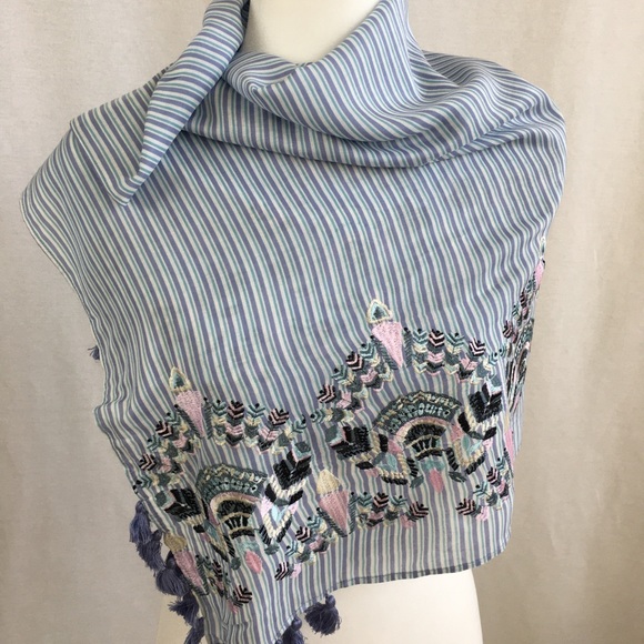 NWT Rebecca Minkoff Embroidered Boho Tassel - Picture 4 of 9